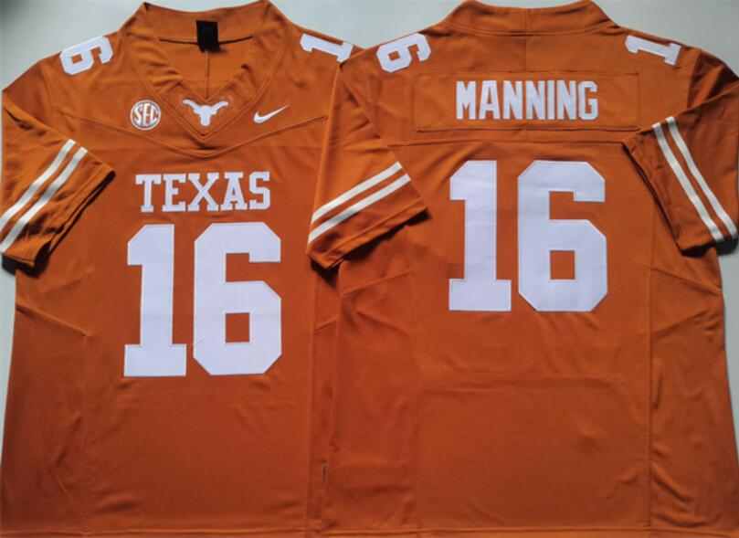 Youth Orange Texas Longhorns Active Player Custom Stitched Jersey